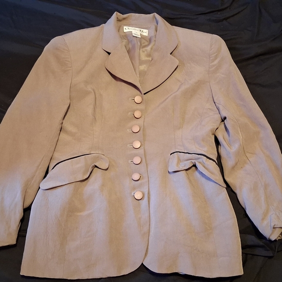 Vintage 1980s DIOR blazer - Picture 2 of 9